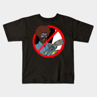 Just say no to ai artists!! Kids T-Shirt